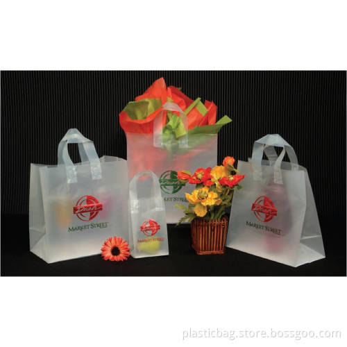 Matte Plastic Bags with Soft Handles